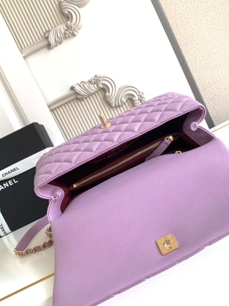 Ch**el top handle bags